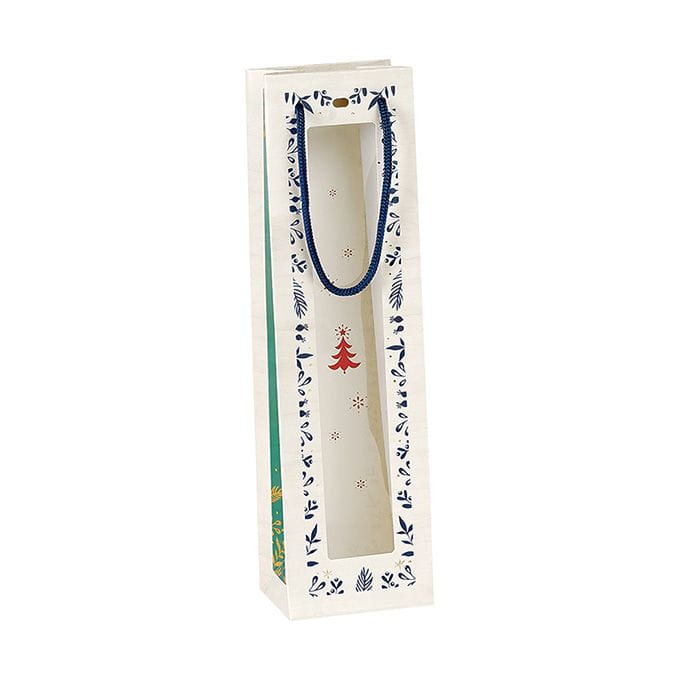 Torebka na 1 butelkę renifery SB082-1b