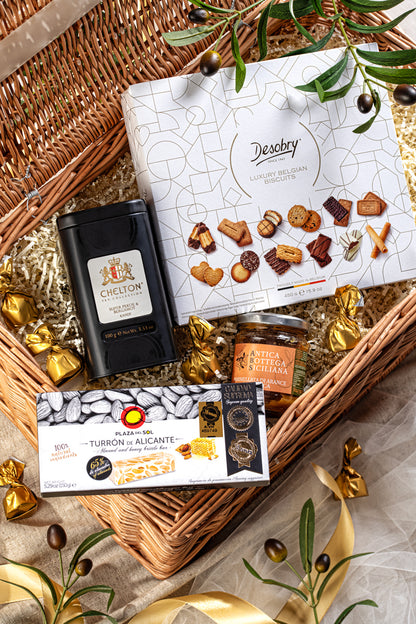 Ekskluzywny Kosz Prezentowy z Brandy i Winem - Prestiżowy Zestaw dla Lekarza lub Prezesa
