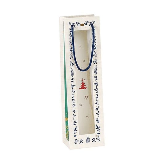 Torebka na 1 butelkę renifery SB082-1b