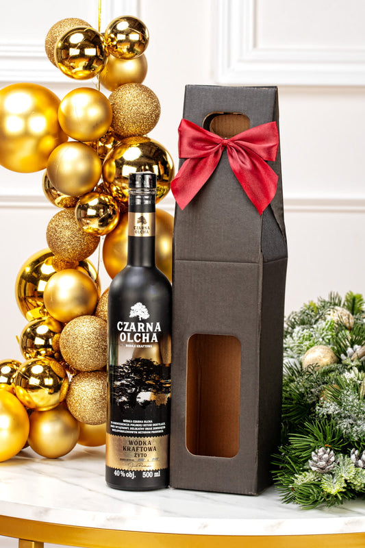 Zestaw Prezentowy z Wódką Kraftową Czarna Olcha – Elegancki Upominek dla Konesera